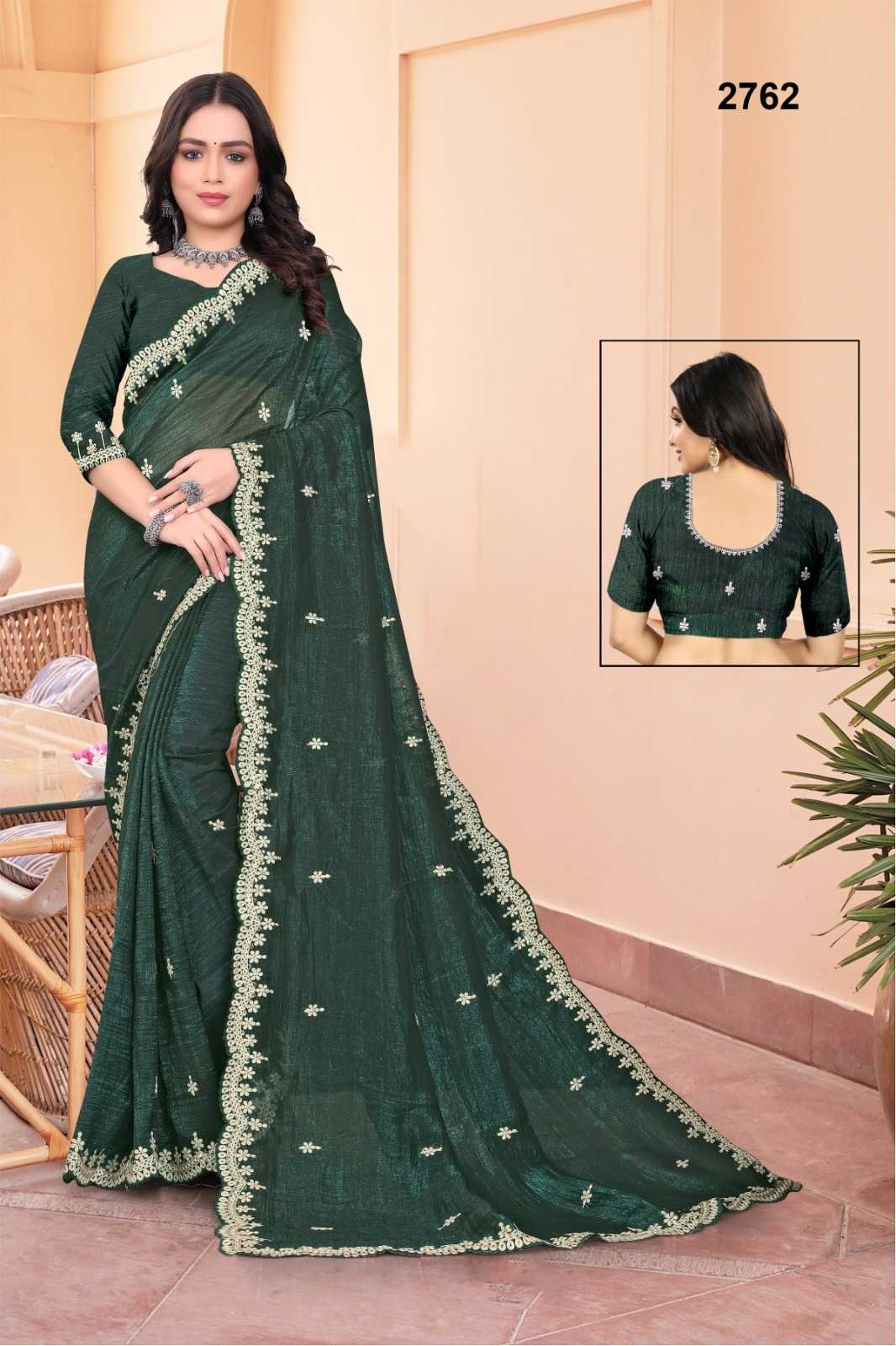Ynf Crunchi KESH114 2762 Sarees Wedding Collections Festive Collections Wholesale Fancy Sarees Embroidered Sarees Zari Border Sarees Manufacturer