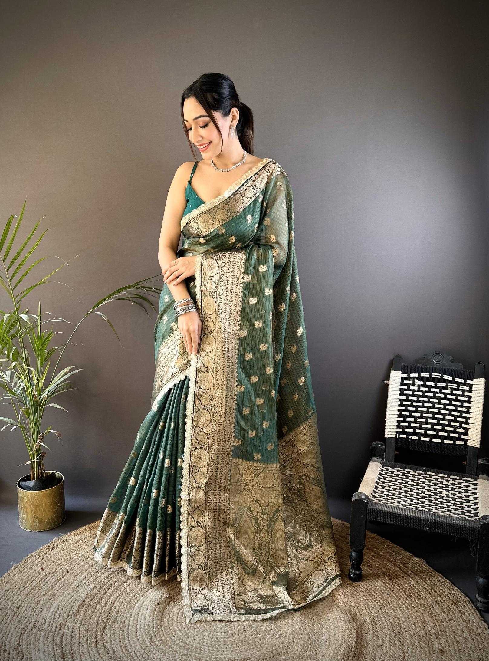 Ynf Crush Silk RIN211 Mohini-Vol-17 Sarees Wholesale Designer Sarees Fancy Sarees Tissue Silk Saree Manufacturer