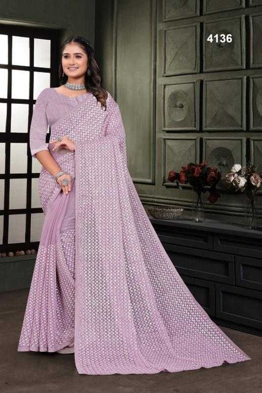 Ynf Fancy KESH114 4136 Sarees Wedding Collections Festive Collections Wholesale Party Wear Sarees Sequence Sarees Swarovski Sarees Manufacturer