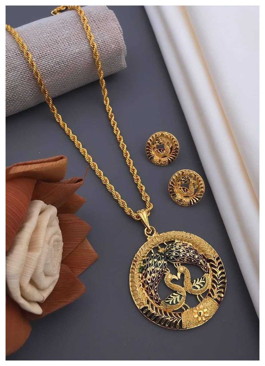 Ynf Fancy Womens Jewellery Wholesale Necklaces Set Golden Necklace Set Pendant Manufacturer