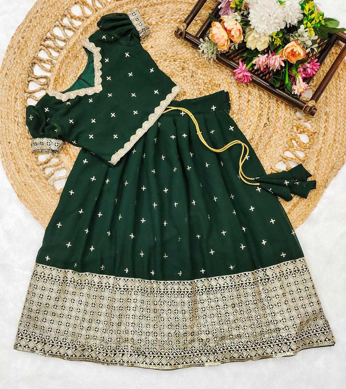 Ynf Faux Georgette KESH493 Festive Kids Wear Wholesale Kids Lehenga Kids Lehenga Choli Baby Girl Lehenga Manufacturer