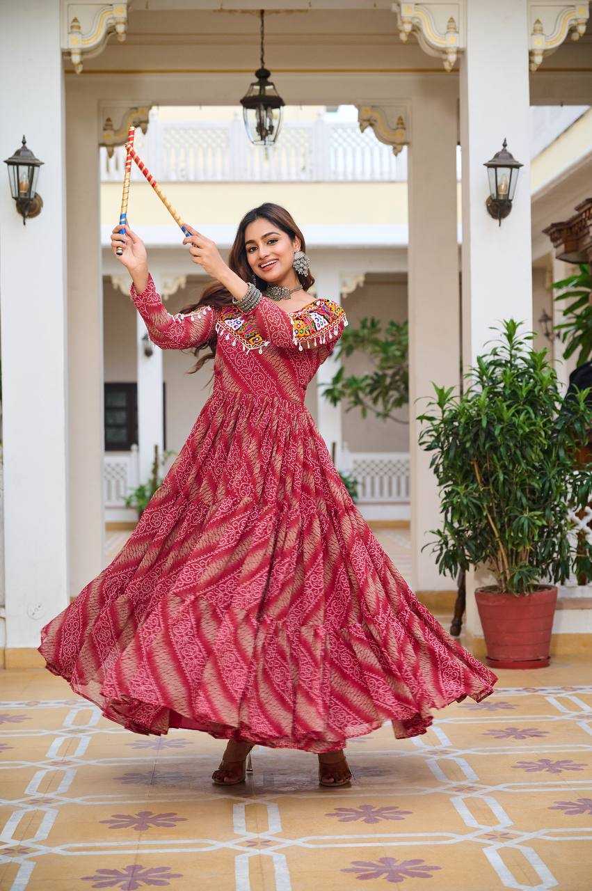 Ynf Faux Georgette KESH498 109 Gowns Wholesale Designer Gowns Manufacturer