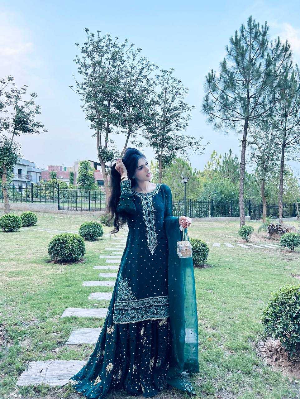 Ynf Faux Georgette KESH499 012 Lehengas Wedding Collections Festive Collections Wholesale Embroidered Lehenga Georgette Lehenga Lehenga With Dupatta Manufacturer