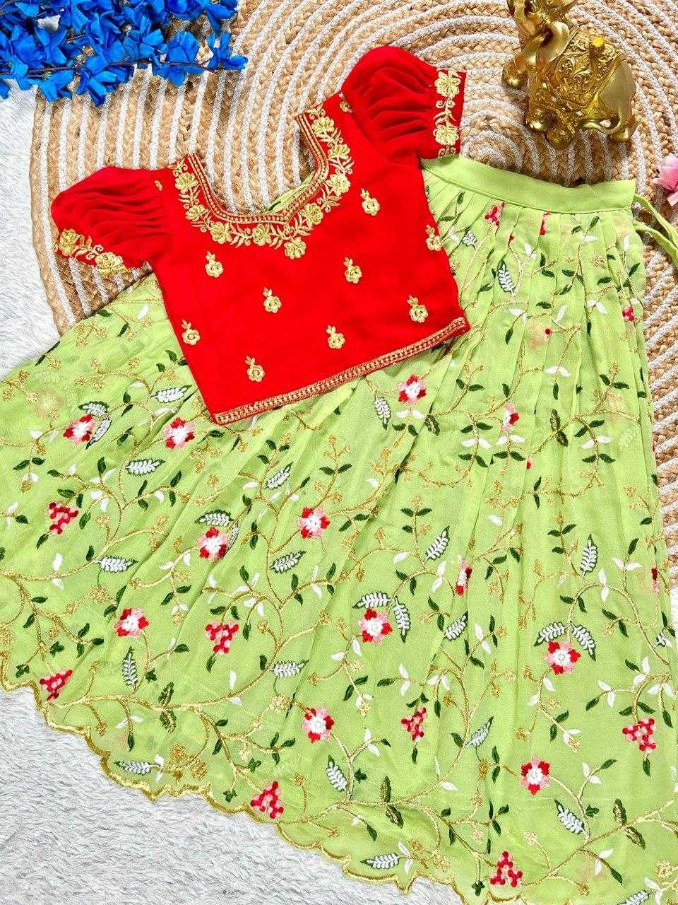 Ynf Faux Georgette KESH505 331 Kids Wear Wholesale Kids Lehenga Kids Lehenga Choli Baby Girl Lehenga Manufacturer