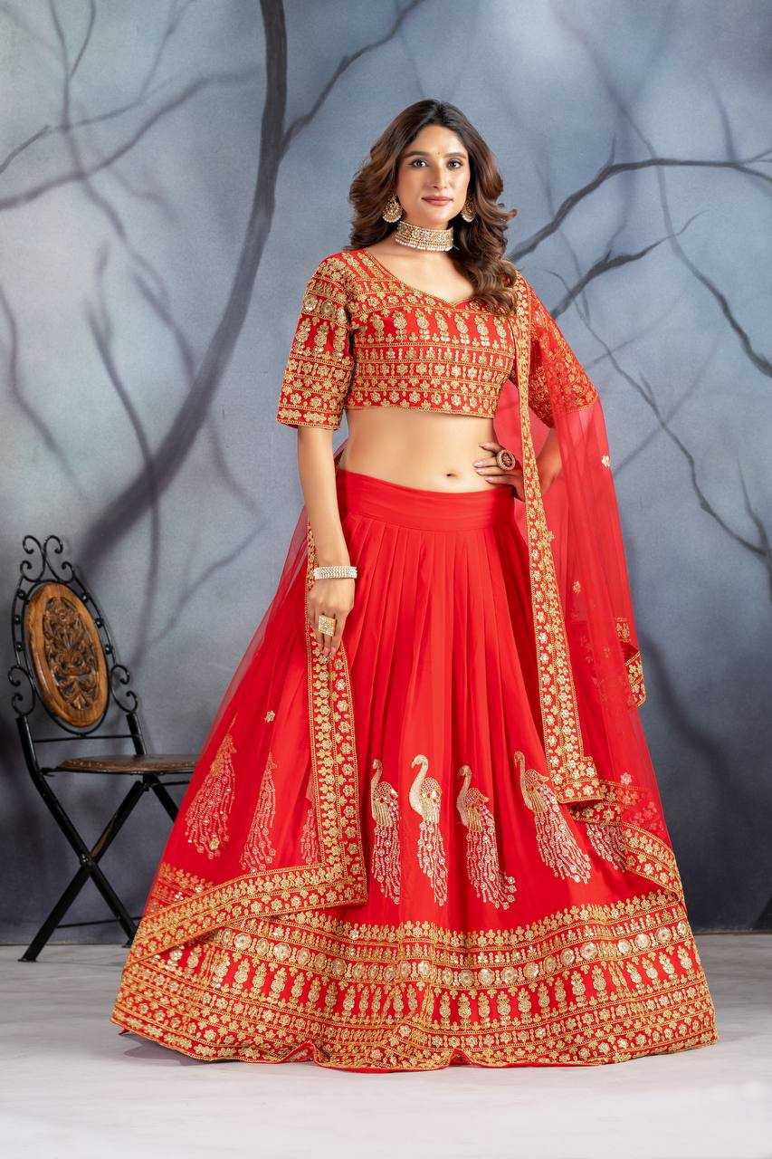 Ynf Faux Georgette KESH512 1041 Lehengas Wholesale Designer Lehenga Fancy Lehenga Embroidered Lehenga Manufacturer