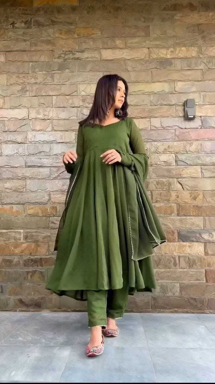 Ynf Faux Georgette RIN157 2069 Gowns Wedding Collections Festive Collections Wholesale Party Gowns Georgette Gown Designer Gowns Manufacturer