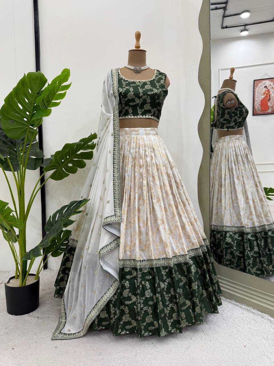 Ynf Faux Georgette RIN162 318 Lehengas Wholesale Fancy Lehenga Embroidered Lehenga Sequins Lehenga Manufacturer