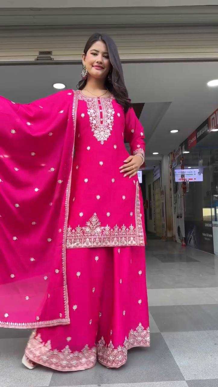Ynf Faux Georgette RIN162 5884 Suits & Dresses Wholesale Sharara Salwar Suits Embroidery Suits Anarkali Suits Manufacturer