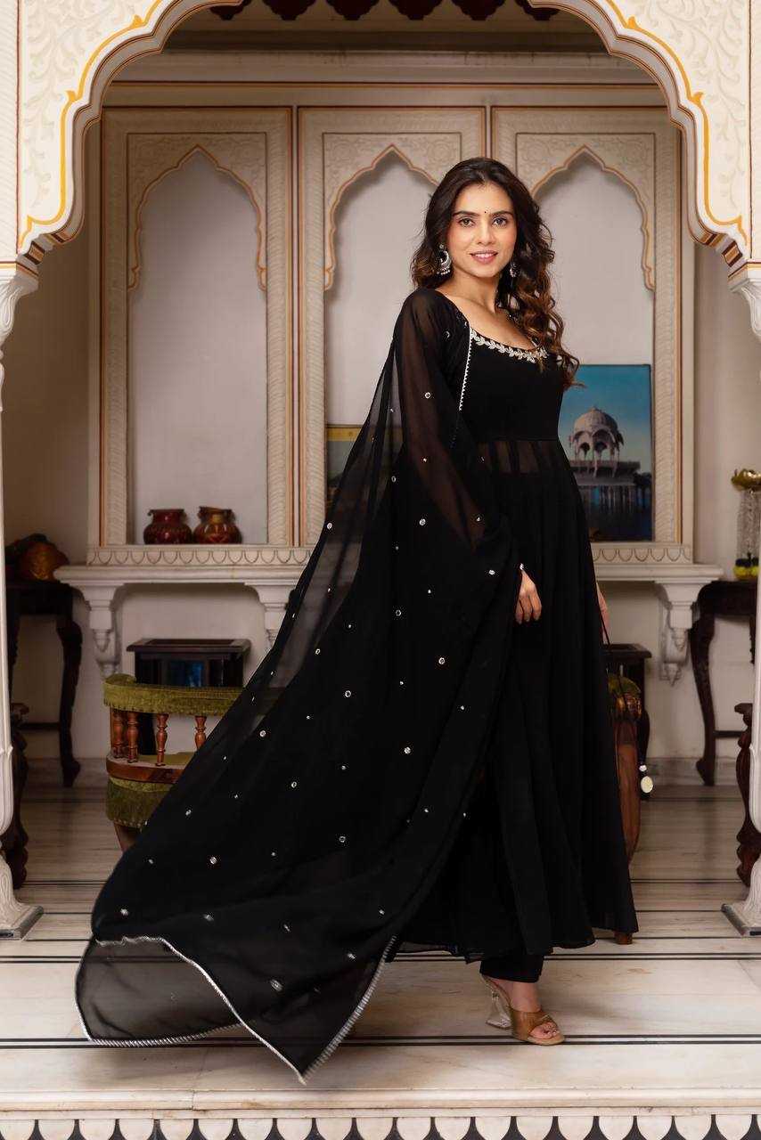 Ynf Faux Georgette RIN162 5889 Suits & Dresses Western Wears Wedding Collections Wholesale Palazzo Suit Georgette Suit Party wear suits Manufacturer