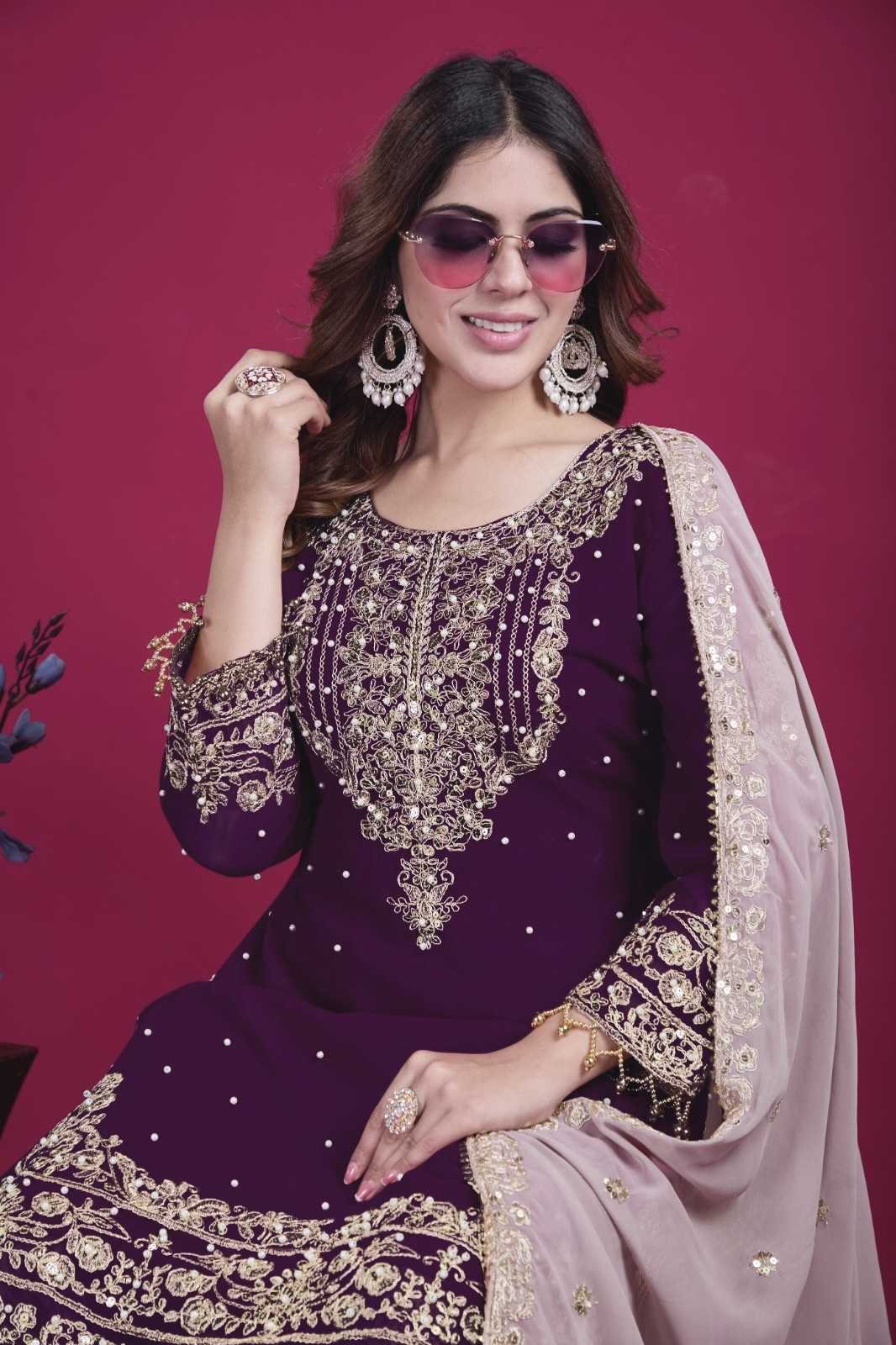 Ynf Faux Georgette RIN197 4716 Suits & Dresses Wholesale Embroidery Suits Bridal Suits Designer Suits Manufacturer