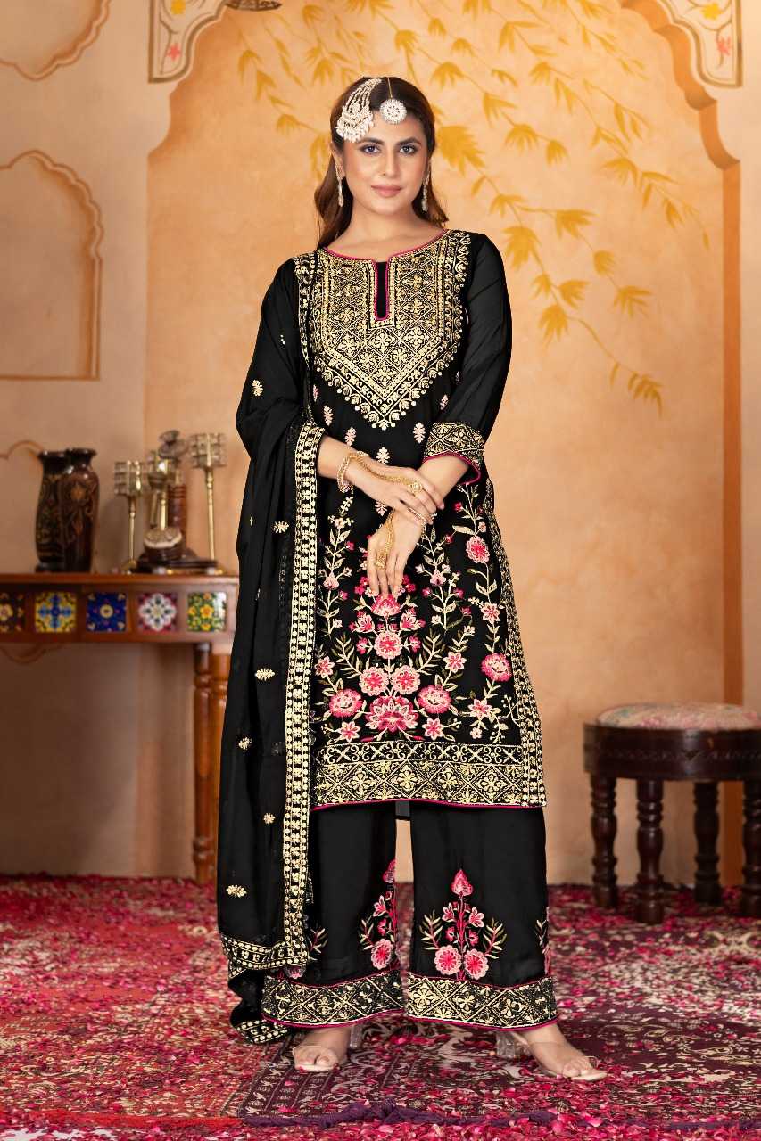 Ynf Faux Georgette RIN197 4766 Suits & Dresses Wholesale Embroidery Suits Party wear suits Designer Suits Manufacturer
