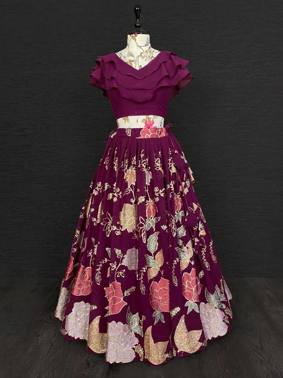 Ynf Georgette KESH493 Two Piece Kids Wear Wholesale Kids Lehenga Kids Lehenga Choli Baby Girl Lehenga Manufacturer