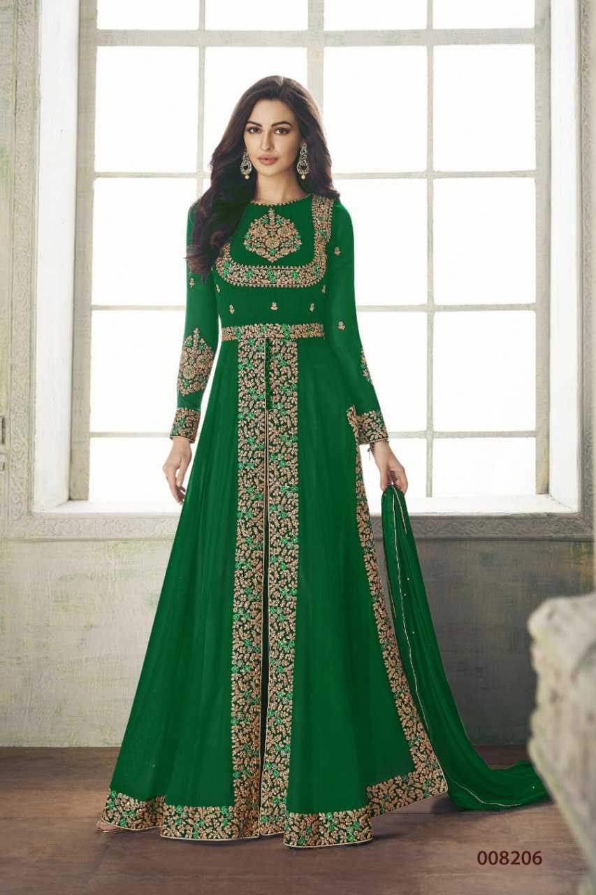 Ynf Georgette KESH504 008206 Gowns Wedding Collections Festive Collections Wholesale Embroidery Gowns Anarkali Gown Georgette Gown Manufacturer