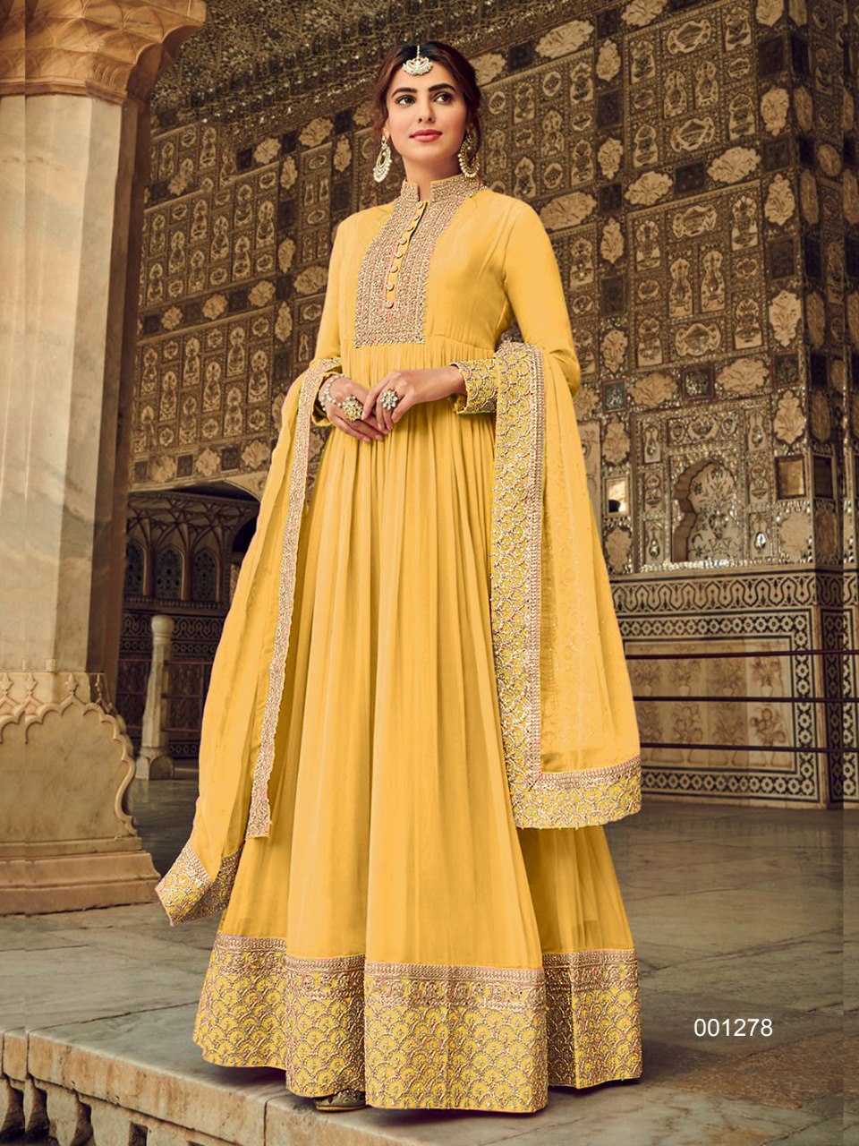 Ynf Georgette KESH504 1278 Suits & Dresses Wholesale Anarkali Suits Semi Stitched Suits Floor-Length Suits Semi-Stitched Suits Manufacturer