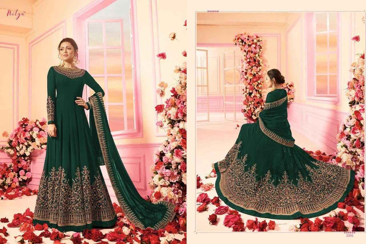 Ynf Georgette KESH504 2202 Suits & Dresses Wholesale Anarkali Suits Semi Stitched Suits Floor-Length Suits Semi-Stitched Suits Manufacturer