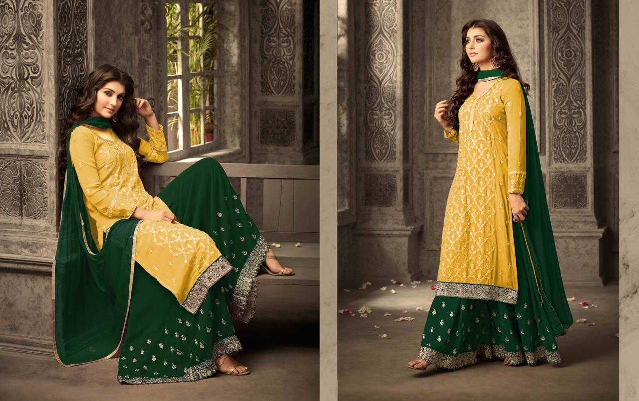 Ynf Georgette KESH504 47001 Suits & Dresses Wholesale Georgette Suit Semi Stitched Suits Semi-Stitched Suits Manufacturer