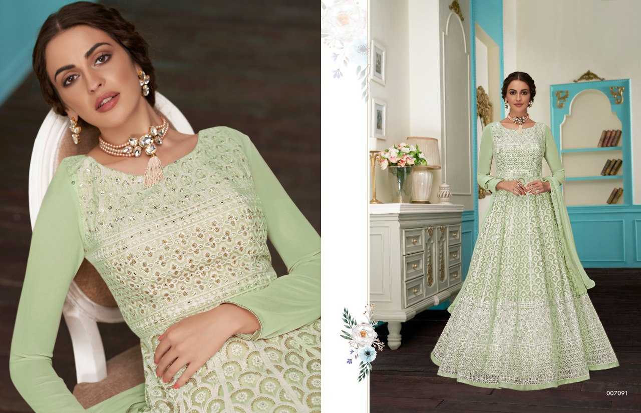 Ynf Georgette KESH504 7091 Gowns Wedding Collections Festive Collections Wholesale Long Gowns Georgette Gown Designer Gowns Manufacturer