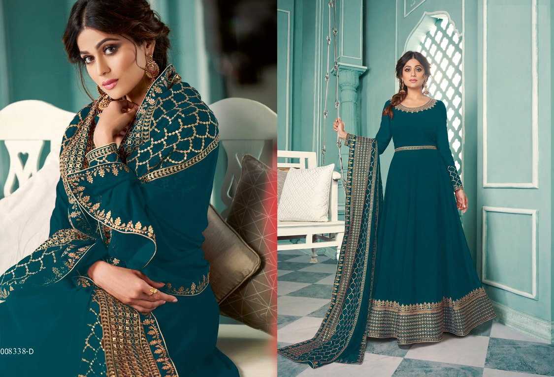 Ynf Georgette KESH504 8338 Gowns Wedding Collections Festive Collections Wholesale Embroidery Gowns Georgette Gown Wedding Outfits Manufacturer