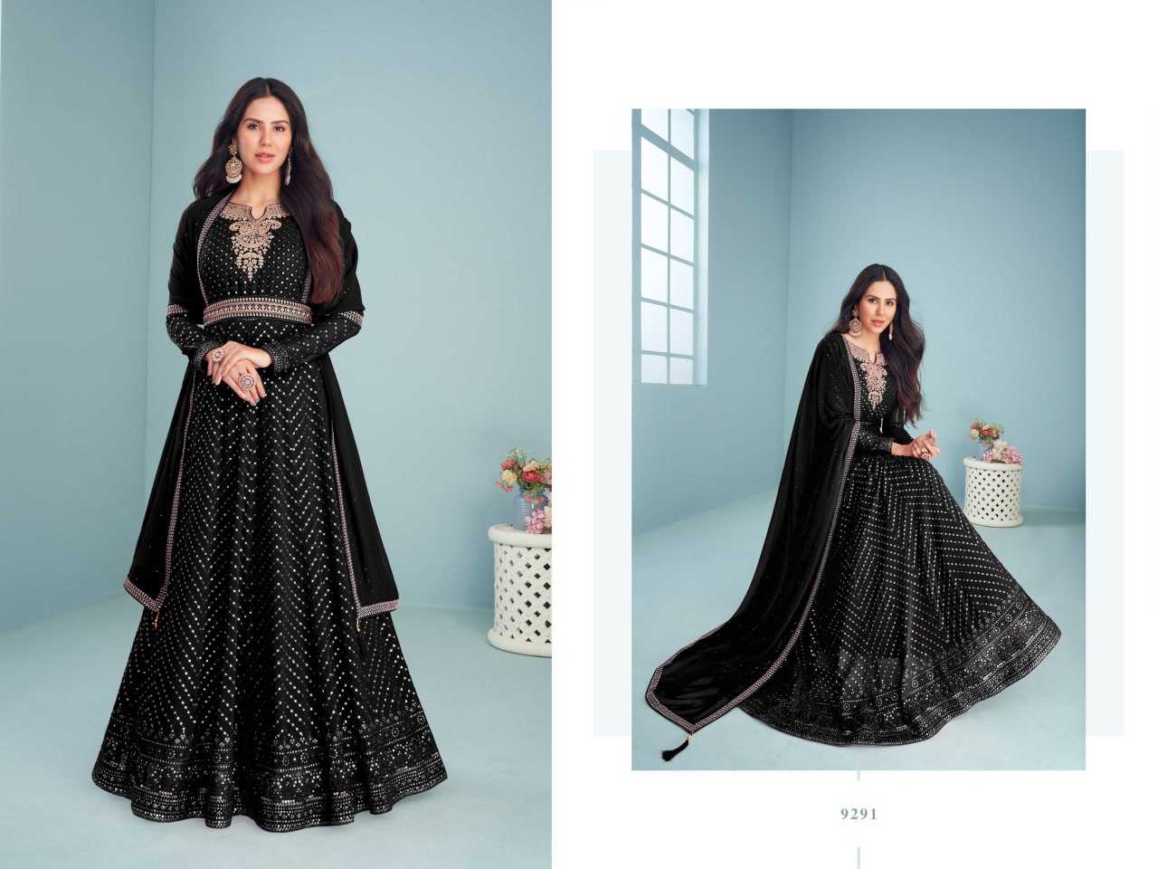 Ynf Georgette KESH504 9291 Gowns Bollywood Collections Festive Collections Wholesale Embroidery Gowns Georgette Gown Sequin Gowns Manufacturer