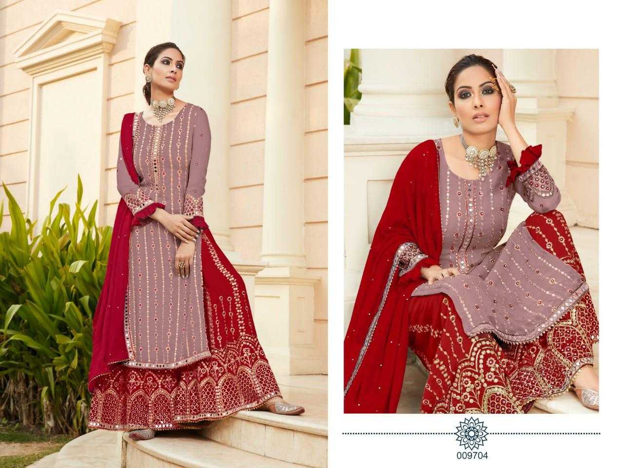 Ynf Georgette KESH504 9704 Suits & Dresses Wholesale Georgette Suit Semi Stitched Suits Semi-Stitched Suits Manufacturer