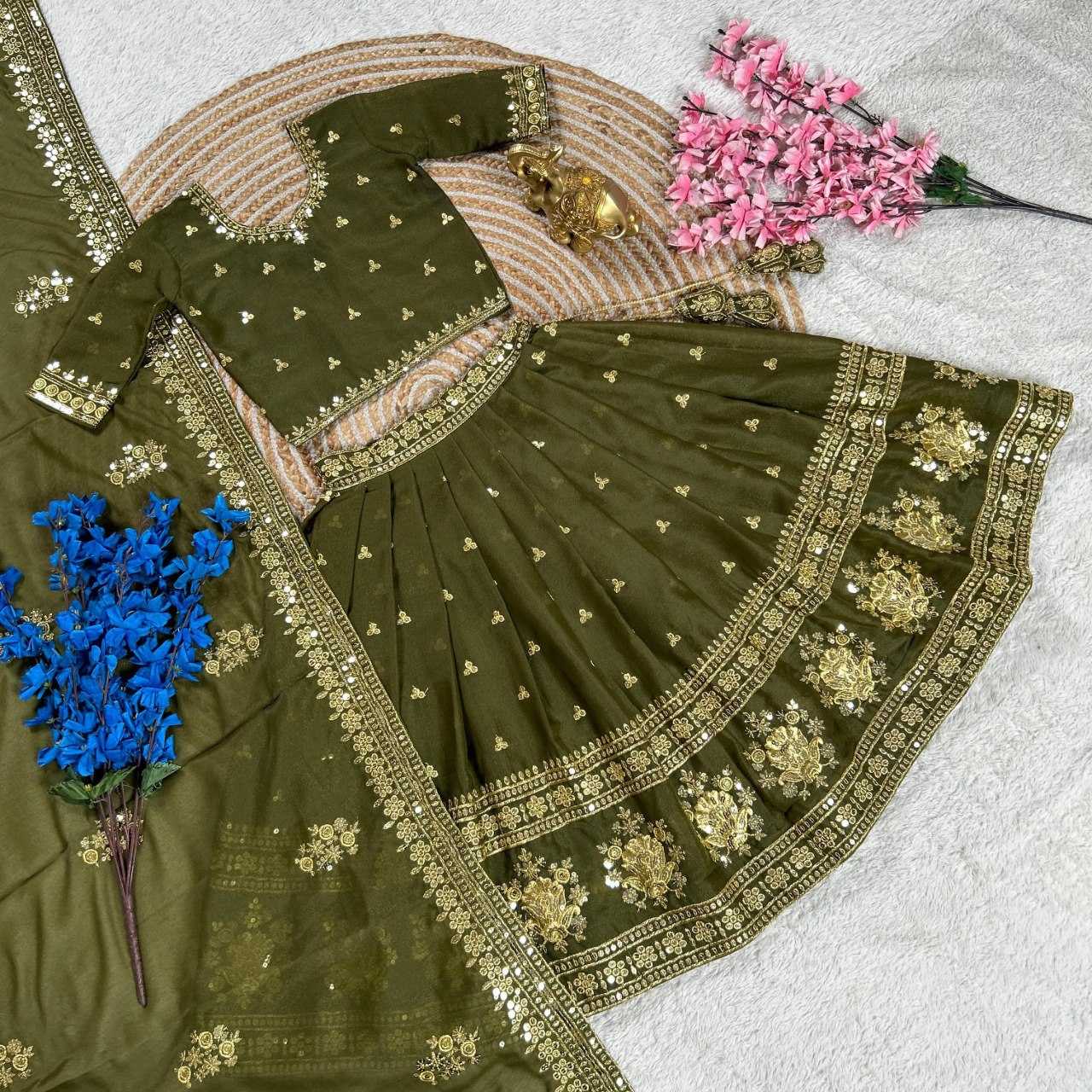 Ynf Georgette KESH505 344 Kids Wear Wholesale Kids Lehenga Kids Ghagra Choli Indian Wear For Kids Manufacturer