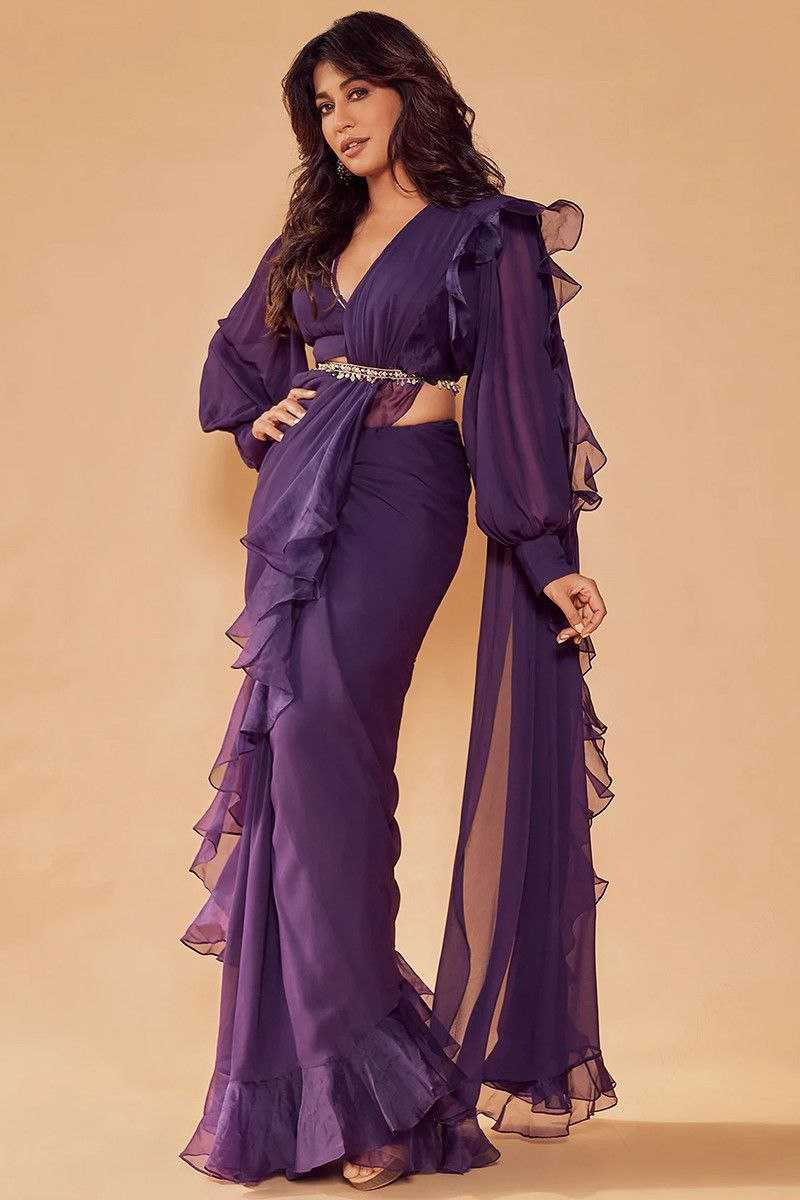 Ynf Georgette KESH516 9260 Sarees Wholesale Ready To Wear Sarees Party Wear Sarees Fancy Sarees Manufacturer