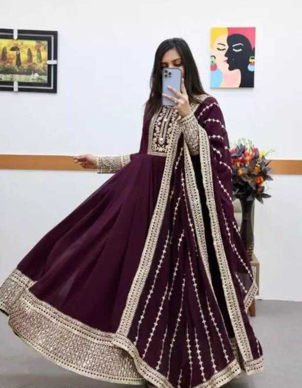 Ynf Georgette KESH517 1101 Suits & Dresses Wholesale Embroidery Suits Designer dresses Manufacturer