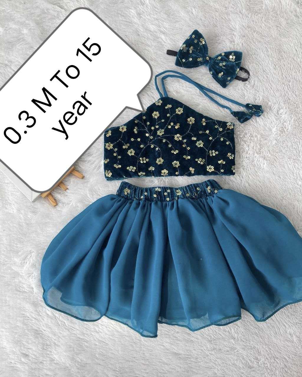 Ynf Georgette RIN107 345 Kids Wear Wholesale Kids Lehenga Kids Lehenga Choli Baby Girl Lehenga Manufacturer