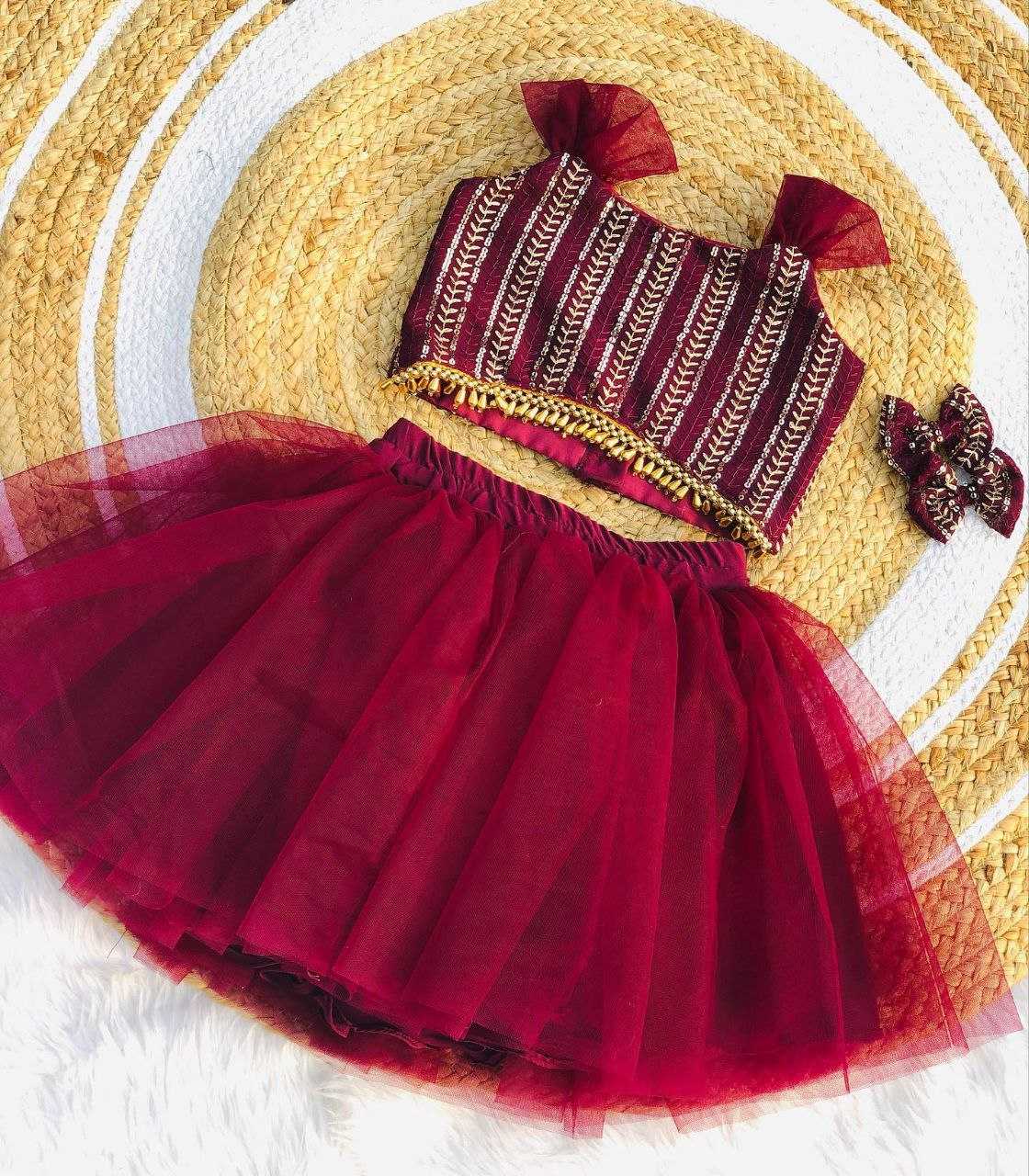 Ynf Georgette RIN107 365 Kids Wear Wholesale Kids Lehenga Kids Festive Wear Baby Girl Lehenga Manufacturer