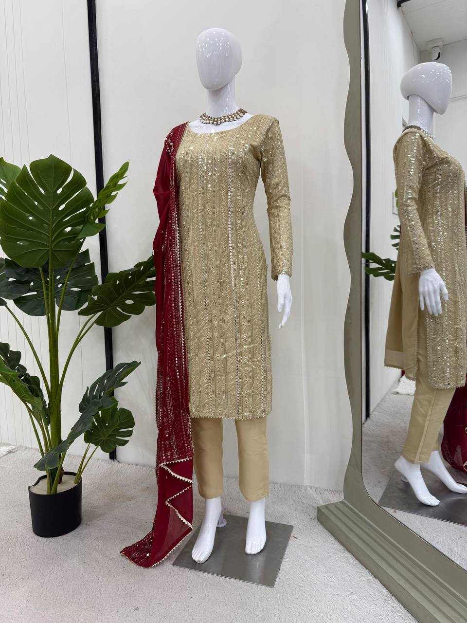 Ynf Georgette RIN133 1514 Suits & Dresses Wholesale Georgette Suit Wedding Suits Party Wear Dresses Manufacturer