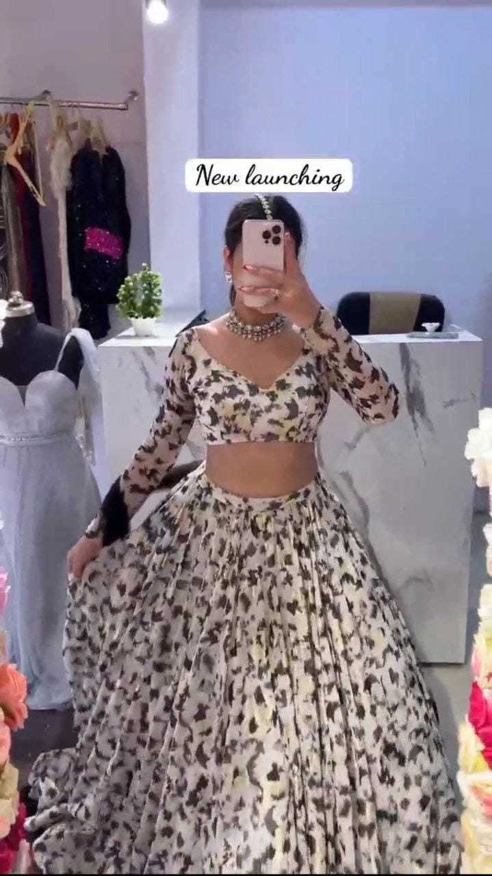 Ynf Georgette RIN157 1065 Lehengas Festive Collections Plus Size Collections Wholesale Designer Lehenga Choli Georgette Lehenga Onam Collections Manufacturer