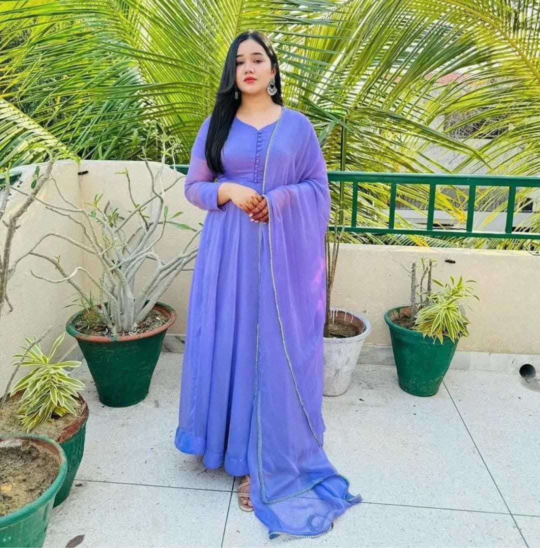 Ynf Georgette RIN157 2081 Gowns Wedding Collections Plus Size Collections Wholesale Party Gowns Georgette Gown Designer Gowns Manufacturer