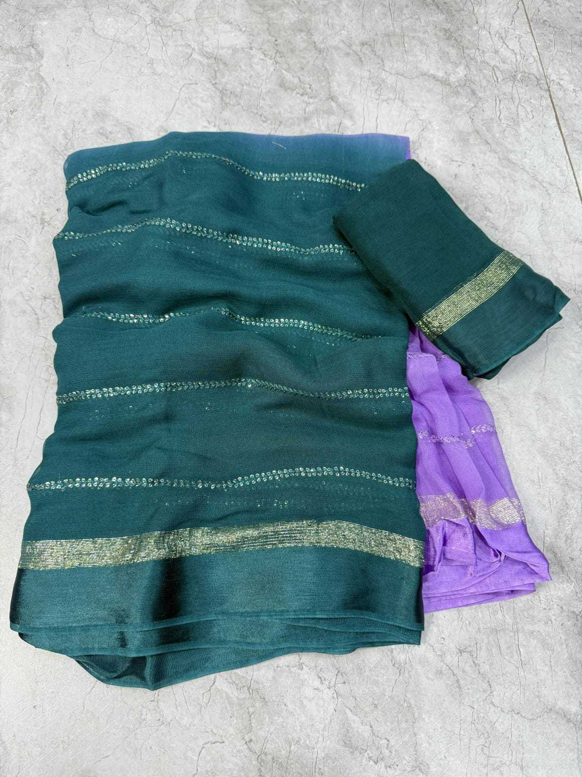 Ynf Georgette RIN178 Peding Sarees Wedding Collections Festive Collections Wholesale Georgette Sarees Sequence Sarees Viscose Saree Manufacturer