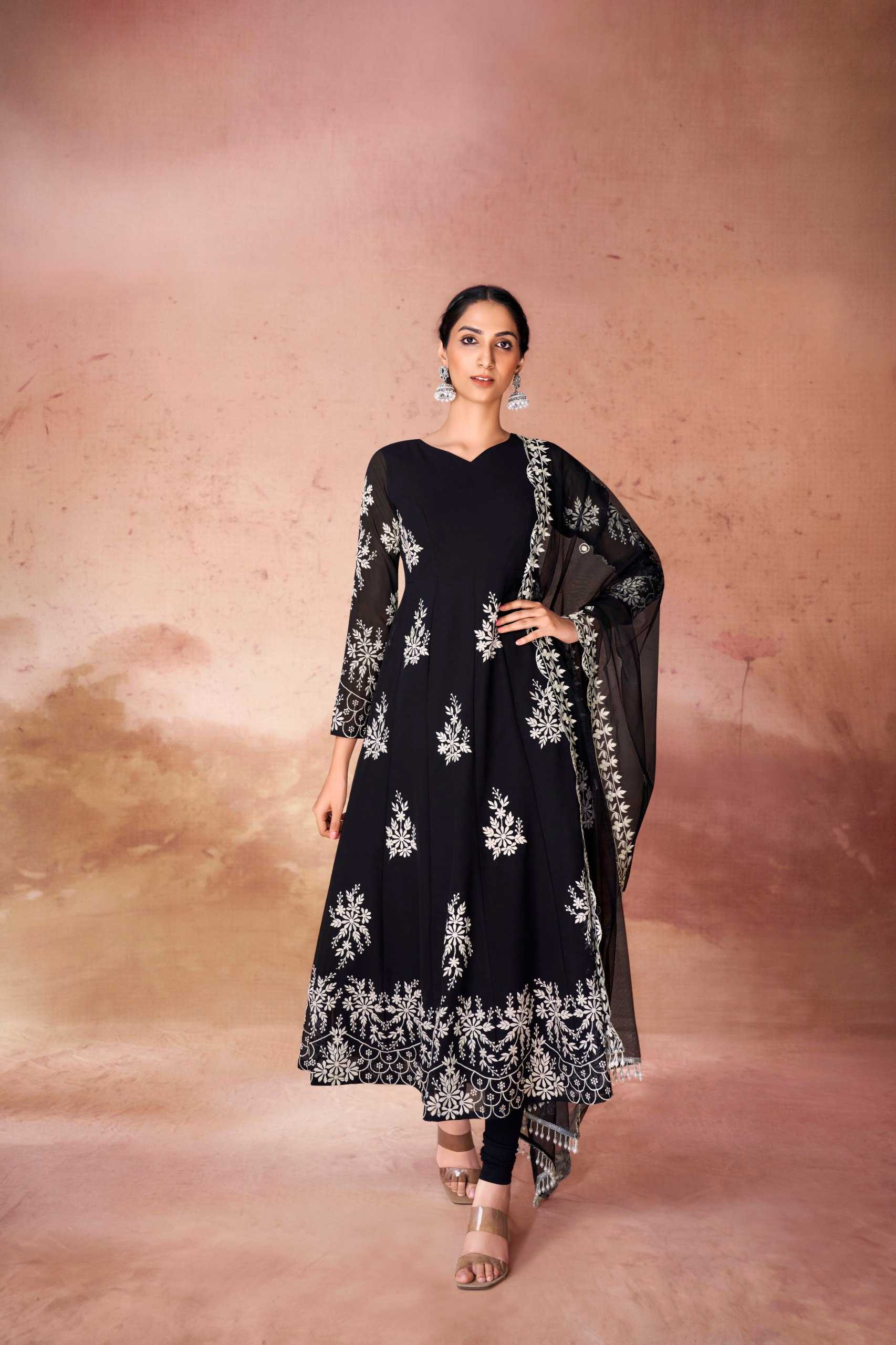 Ynf Georgette RIN228 312 Suits & Dresses Wholesale Embroidery Suits Designer dresses Manufacturer