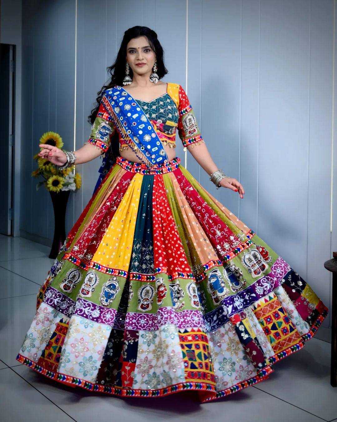 Ynf Heavy Maslin Cotton KESH492 97 Festive Collections Wholesale Navratri Chaniya Choli Manufacturer