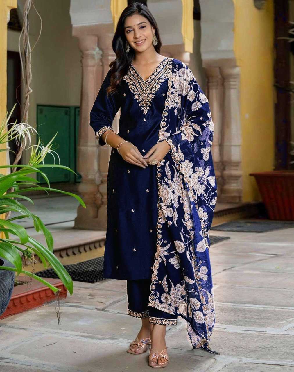 Ynf Heavy Rayon KESH510 1118 Suits & Dresses Plus Size Collections Wholesale Embroidery Suits Designer Suits Manufacturer