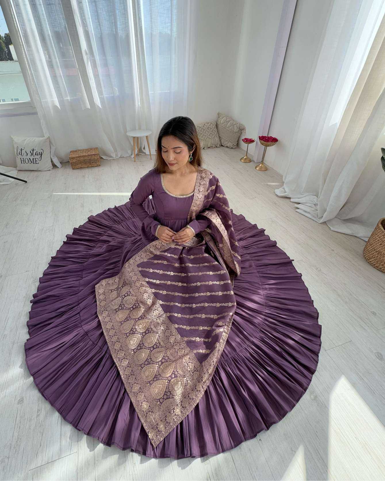 Ynf Heavy Roman Silk KESH504 47 Gowns Wedding Collections Wholesale Anarkali Gown Sangeet Outfits Manufacturer