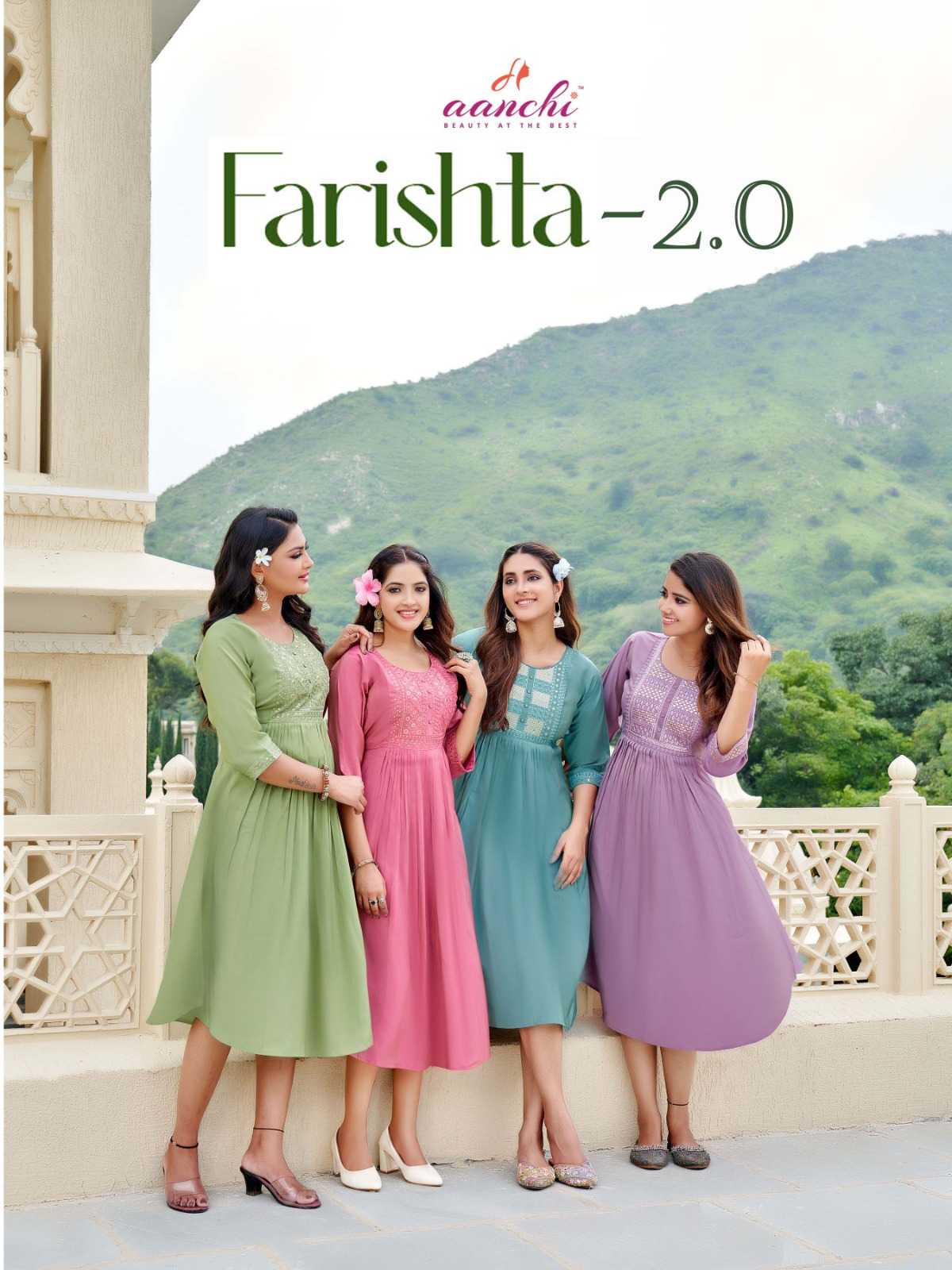 Ynf Heavy Roman Silk RIN190 AANCHI-FARISHTA 2.0 Setwise Collections Wholesale Gowns Catalogs Manufacturer