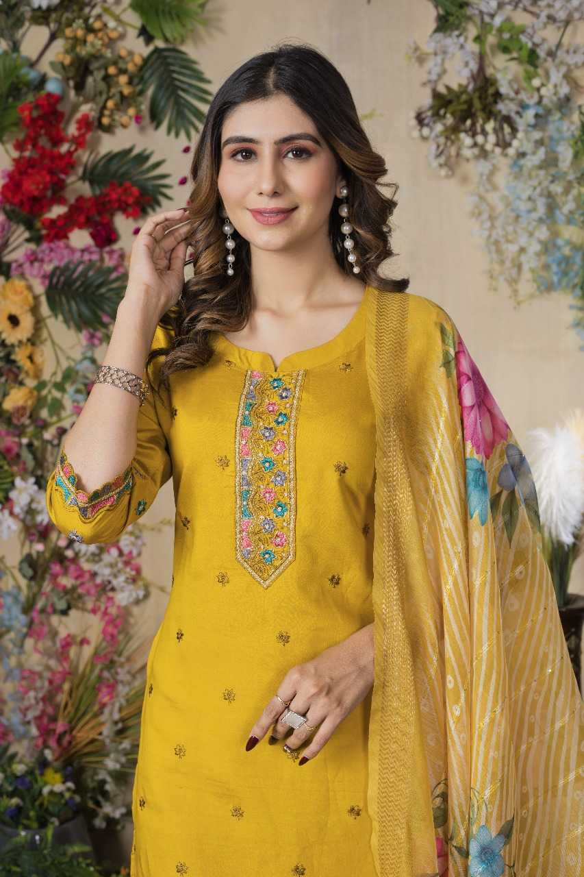 Ynf Heavy Roman Silk RIN197 4761 Suits & Dresses Wholesale Embroidery Suits Party wear suits Designer Suits Manufacturer