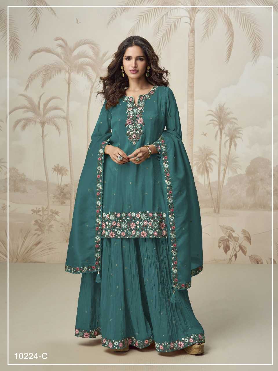Ynf Heavy Roman Silk RIN197 4778 Suits & Dresses Wholesale Sharara Salwar Suits Bridal Suits Designer Suits Manufacturer
