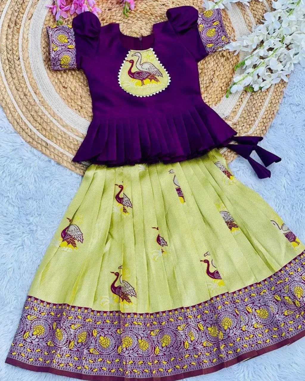 Ynf Jacquard KESH461 HK-98 Kids Wear Wedding Collections Festive Collections Wholesale Kids Frocks Kids Sharara Kids Designer Frock Manufacturer