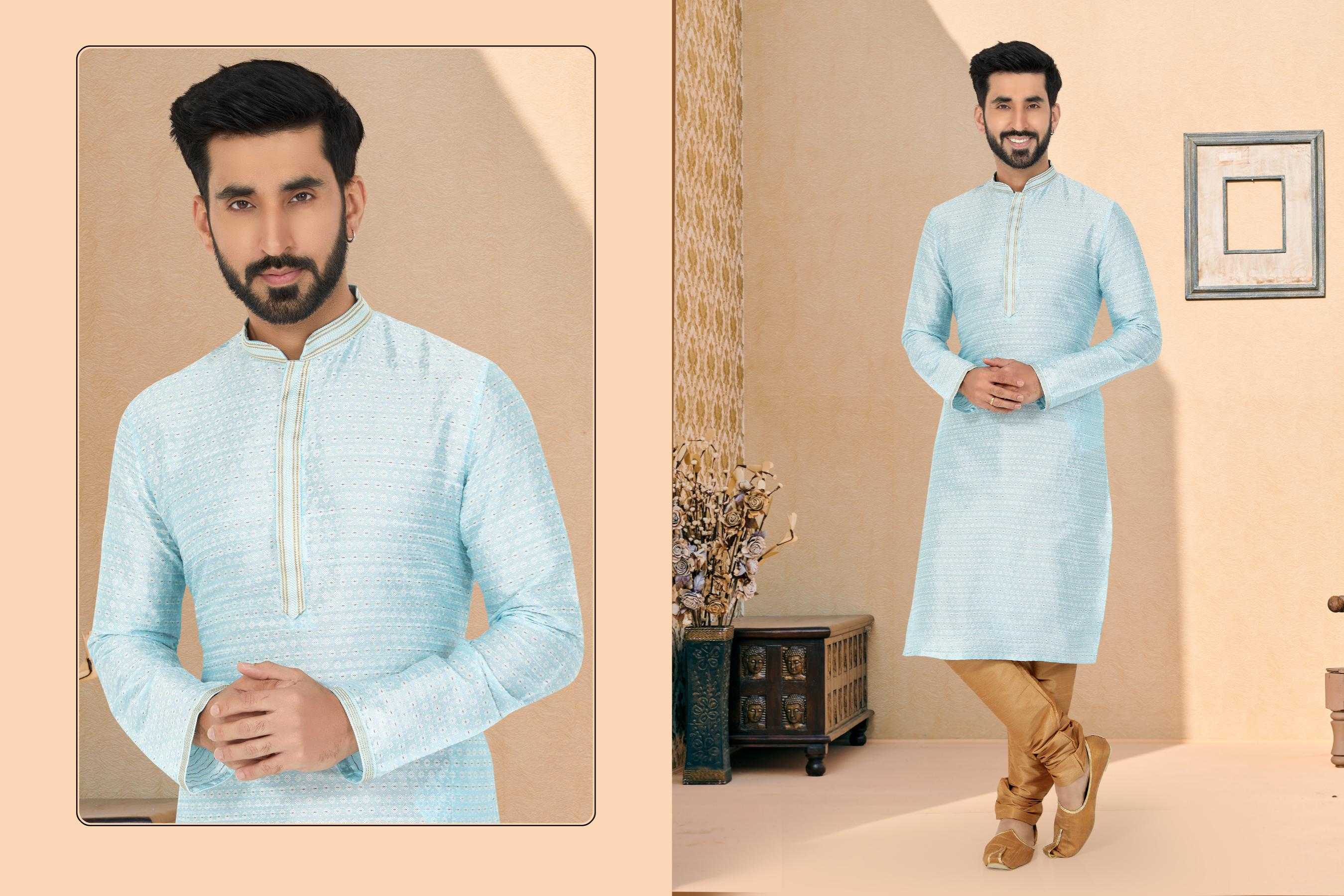 Ynf Jacquard RIN223 3067C Mens Wear Wholesale Mens Kurtas Mens Kurta Pyjama Men Wedding kurta Manufacturer