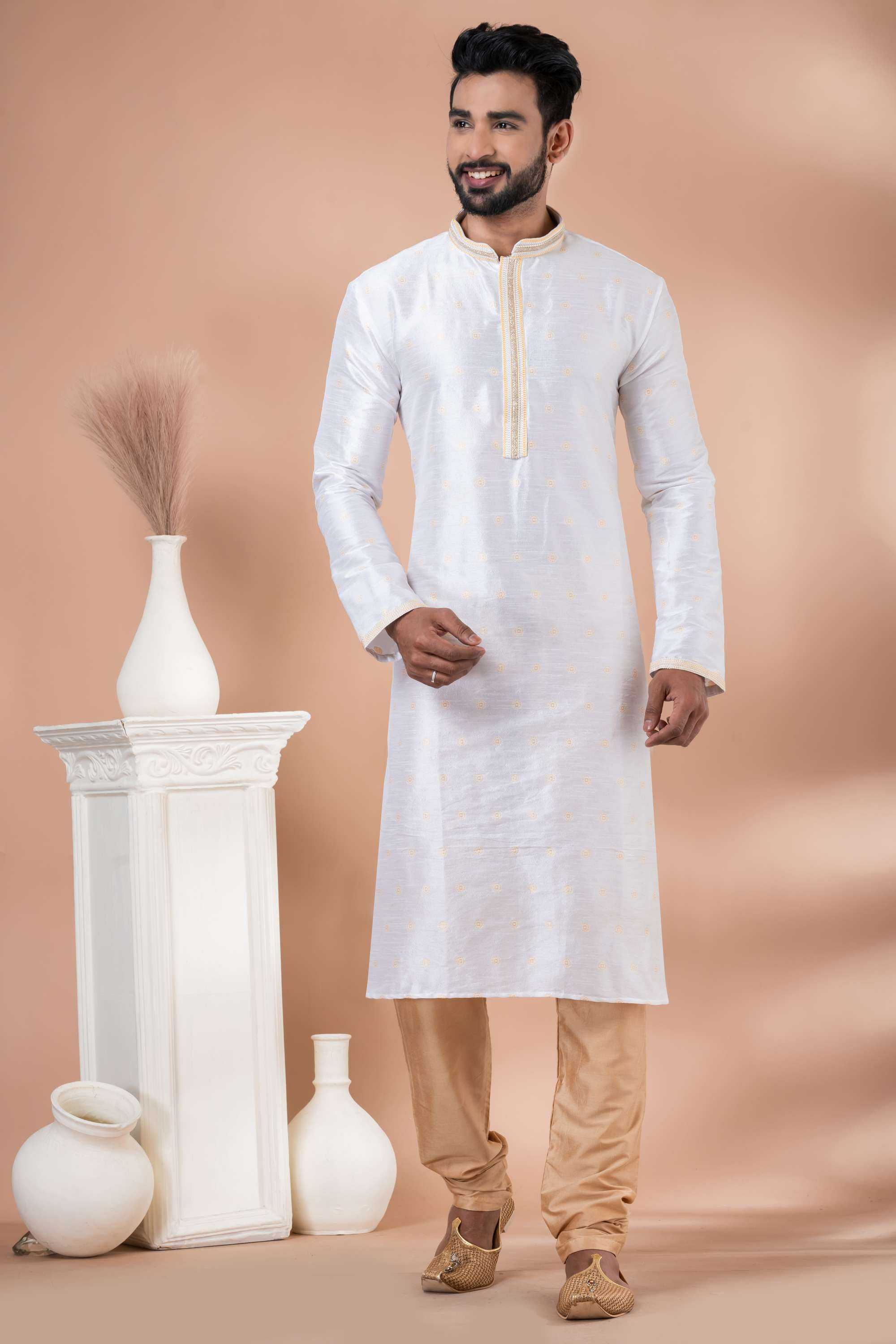 Ynf Jacquard RIN223 3377A Mens Wear Wholesale Mens Kurtas Mens Kurta Pyjama Men Wedding kurta Manufacturer