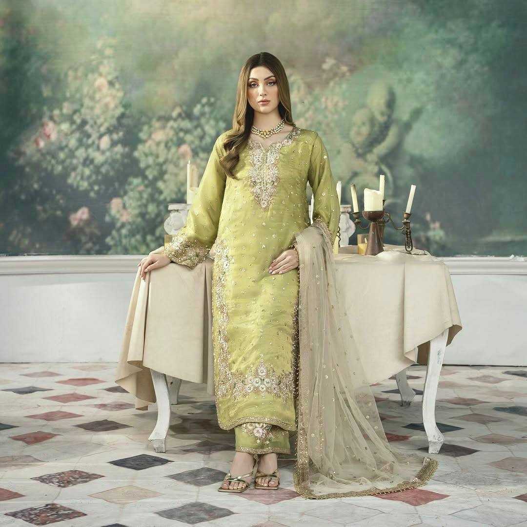 Ynf Jimmy Choo KESH141 199 Suits & Dresses Festive Collections Plus Size Collections Wholesale Embroidery Suits Palazzo Suit Designer Suits Manufacturer