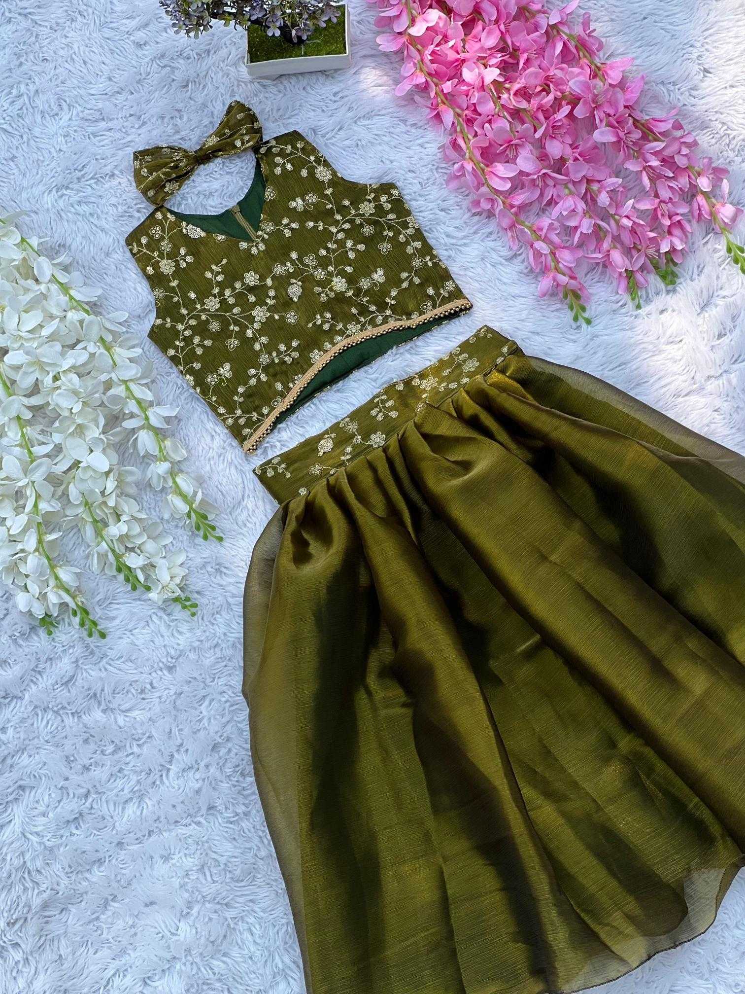 Ynf Jimmy Choo KESH493 Cute cloth Kids Wear Wholesale Kids Lehenga Kids Lehenga Choli Baby Girl Lehenga Manufacturer