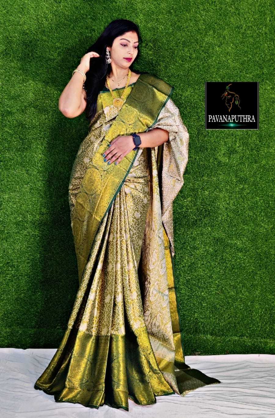 Ynf Kanjivaram Silk RIN209 ST-Vol-02 Silk Sarees Wedding Collections Wholesale Kanjivaram Silk Sarees Designer Silk Sarees Zari Border Silk Sarees Manufacturer