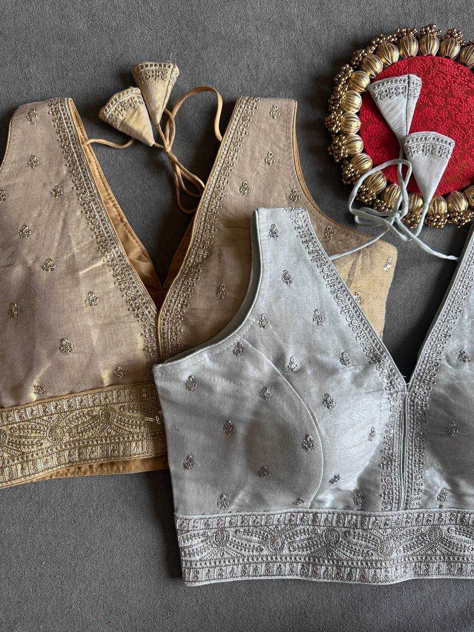 Ynf Khadi Cotton RIN158 Pure Mettalic Readymade Blouses Wholesale Blouse Designer Blouse Cotton Blouse Manufacturer
