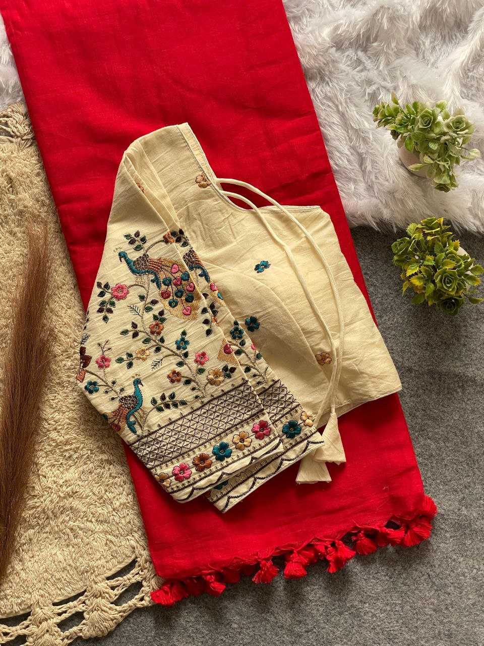 Ynf Khadi Cotton RIN216 DIVYA Sarees Wedding Collections Festive Collections Wholesale Mirror Work Saree Cotton Sarees Sarees With Blouse Manufacturer