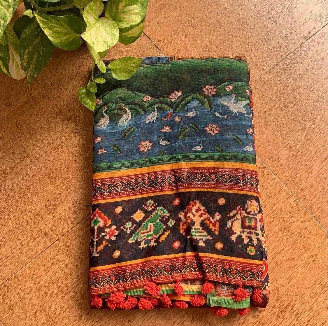 Ynf Linen KESH484 338 Sarees Wedding Collections Festive Collections Wholesale Printed Sarees Traditional Sarees Linen Sarees Manufacturer