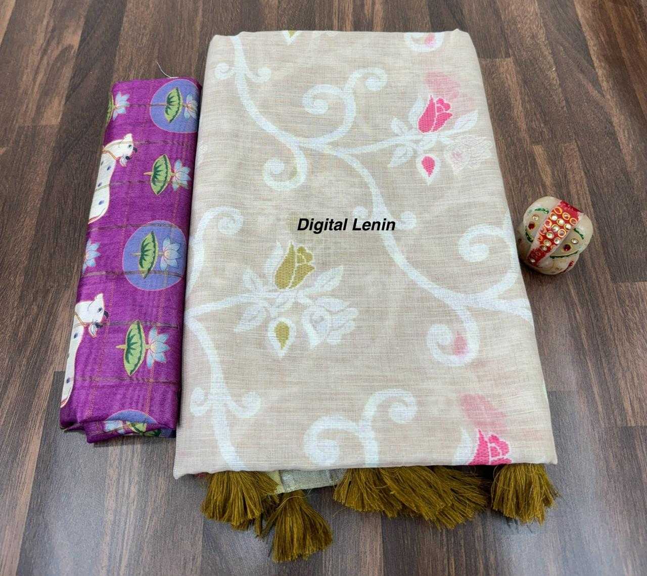 Ynf Linen RIN203 Home Sarees Wedding Collections Festive Collections Wholesale Designer Sarees Kalamkari Sarees Linen Sarees Manufacturer